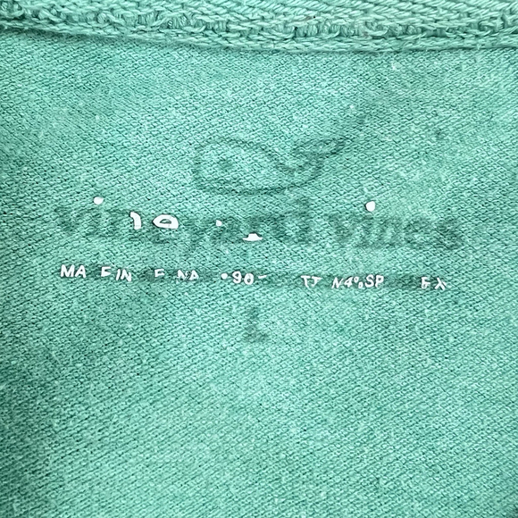 Vineyard Vines Polo Shirt Mens L Short Sleeve Blue Cotton Casual - Picture 7 of 8